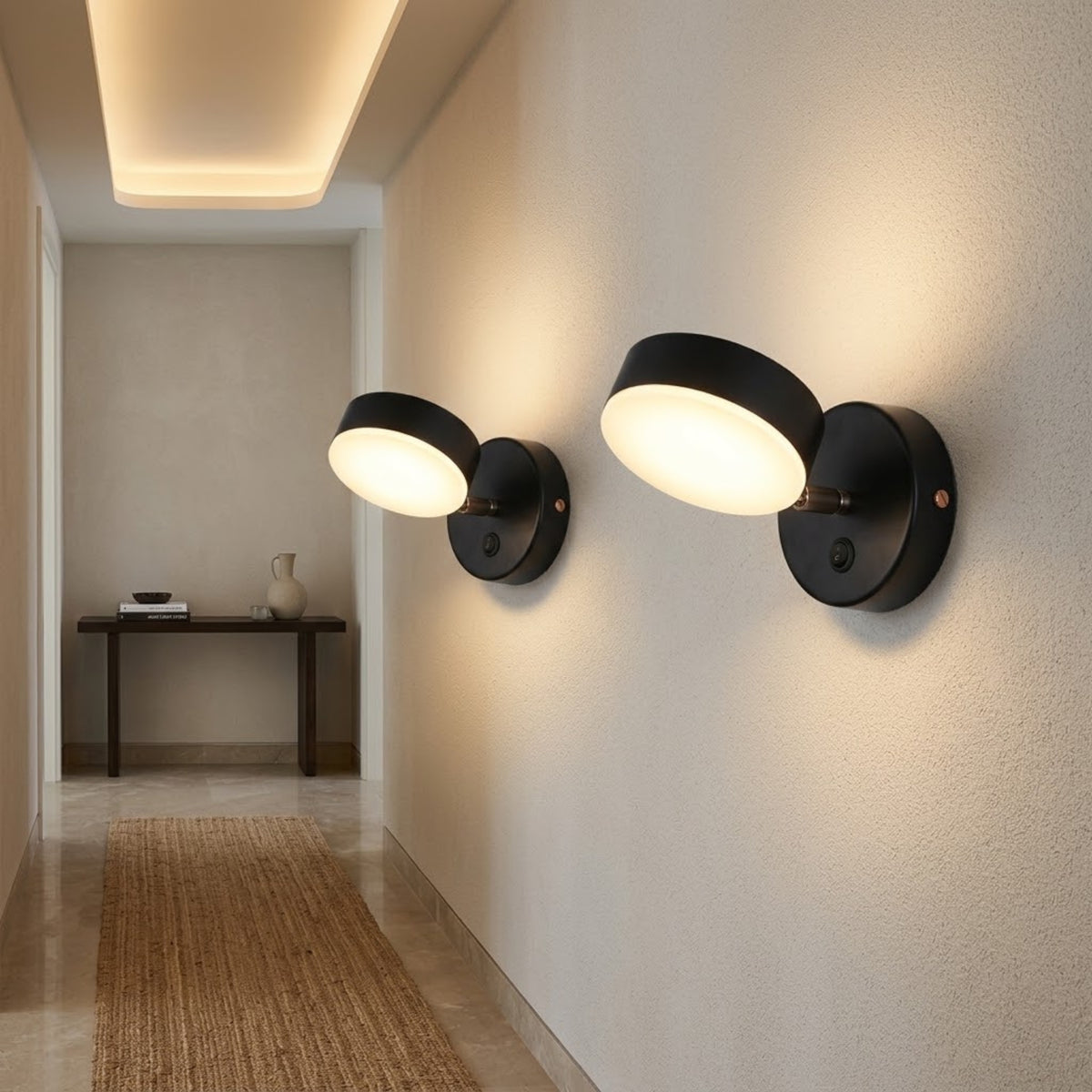 Applique Murale Nordique Astrid — Laiton & Aluminium Cylindrique