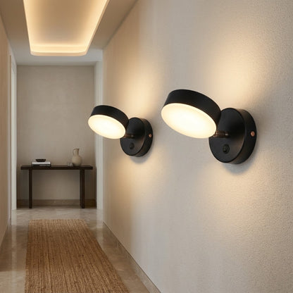 Applique Murale Nordique Astrid — Laiton & Aluminium Cylindrique