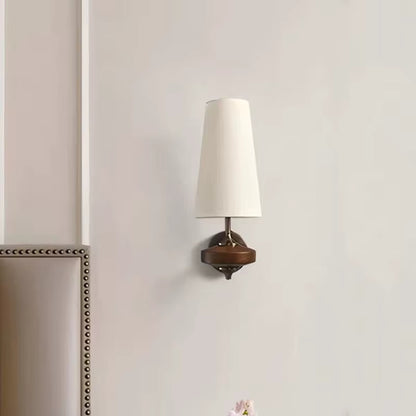 Applique Murale Séléné - Bois Massif & Tissu Chaleureux