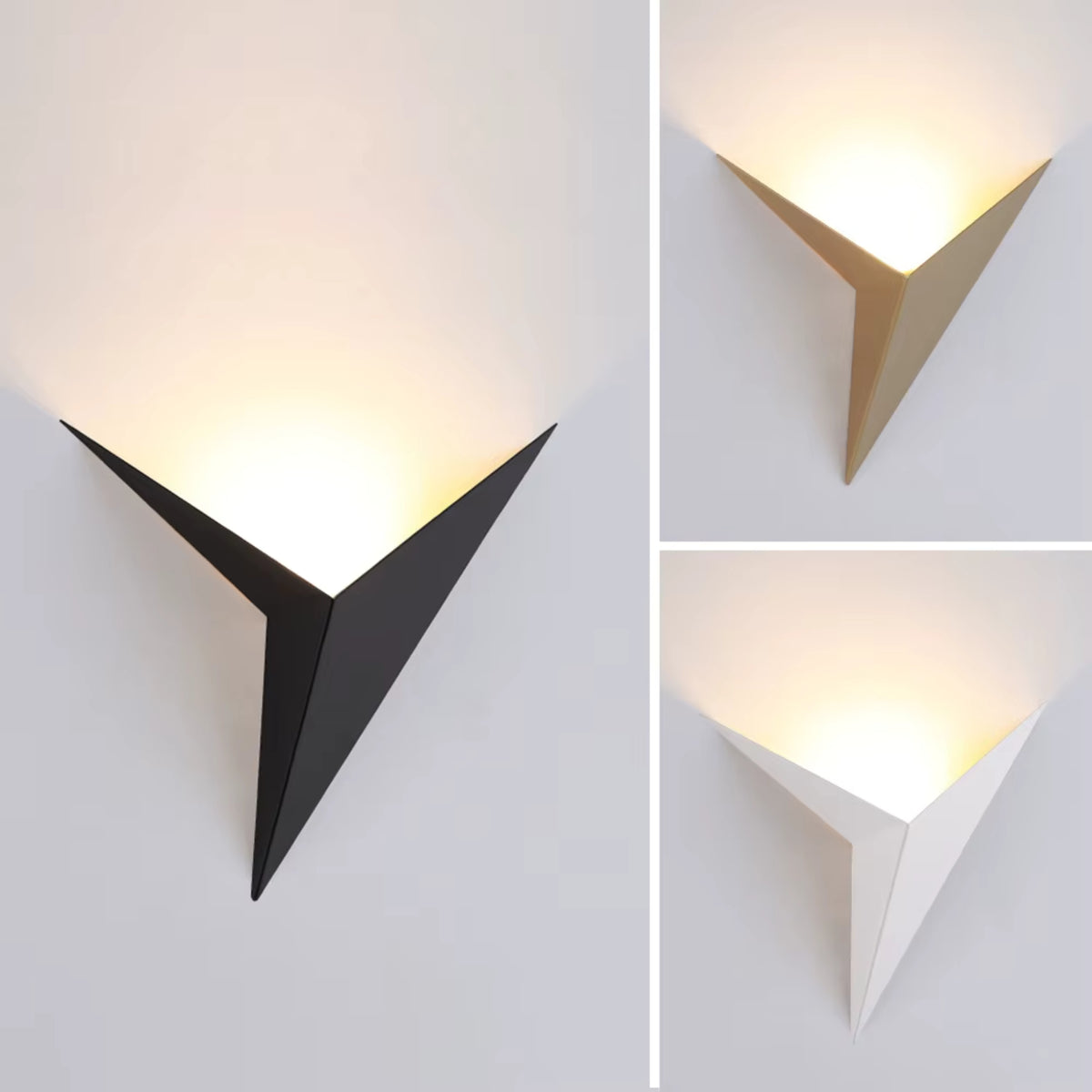 Applique Murale Minimaliste Prisme - Design Aluminium et Géométrique