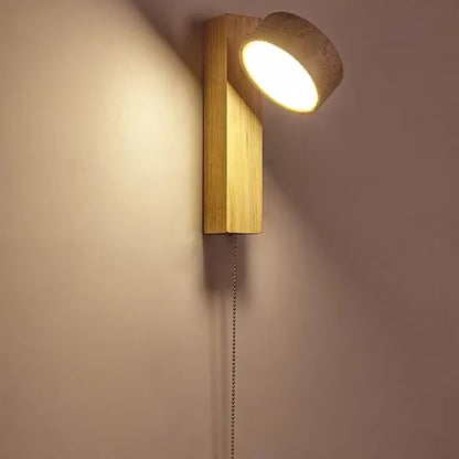 Applique Murale chambre Sola — Pierre Minerale & Bois massif
