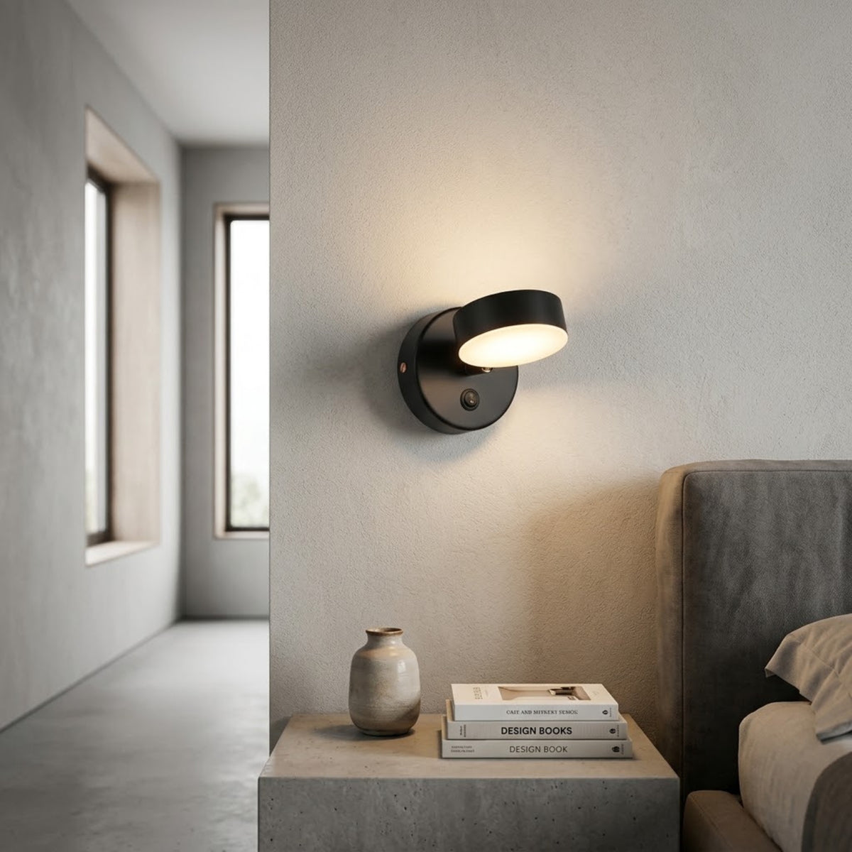 Applique Murale Nordique Astrid — Laiton & Aluminium Cylindrique