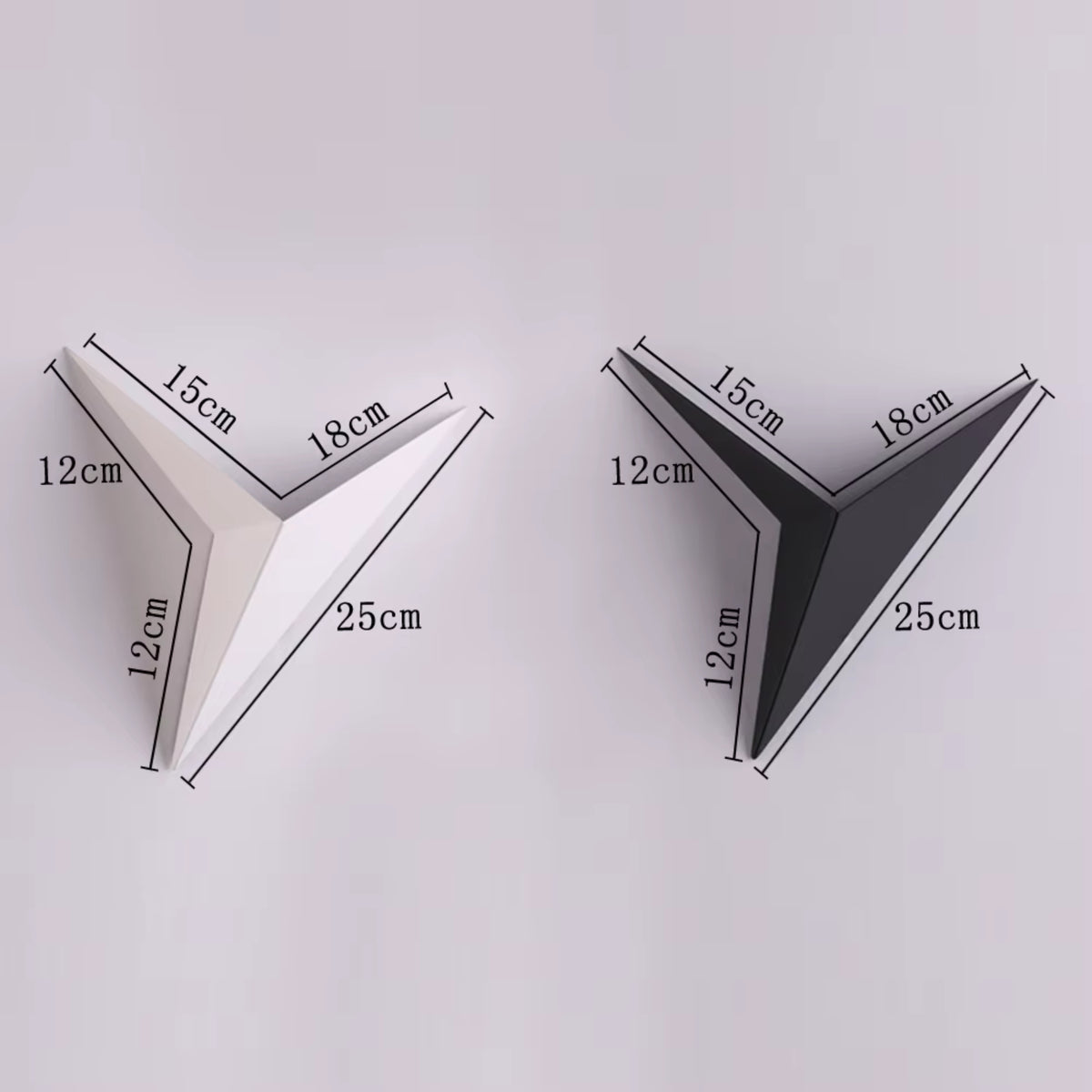 Applique Murale Minimaliste Prisme - Design Aluminium et Géométrique