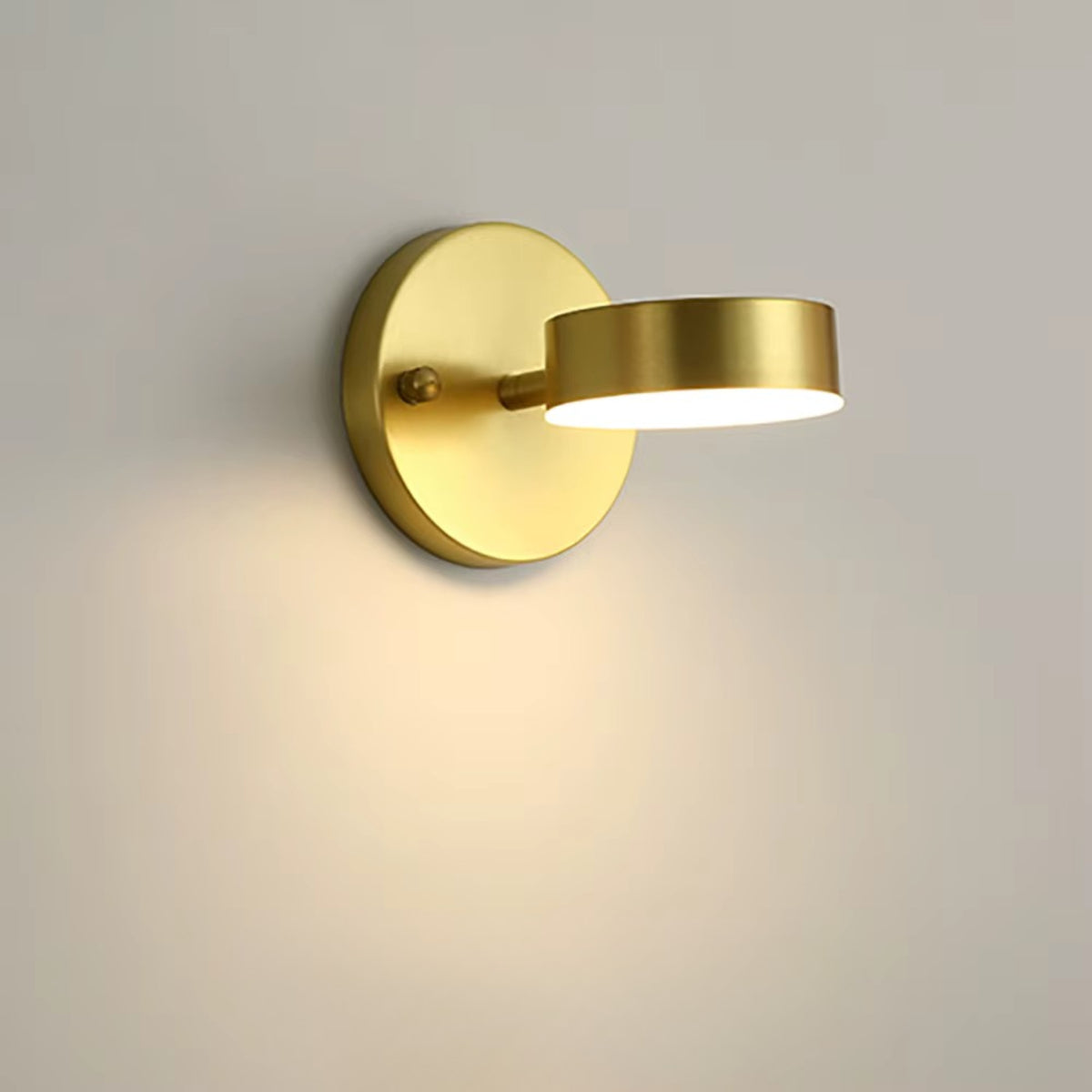 Applique Murale Nordique Astrid — Laiton & Aluminium Cylindrique