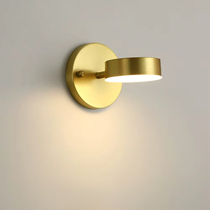 Applique Murale Nordique Astrid — Laiton & Aluminium Cylindrique