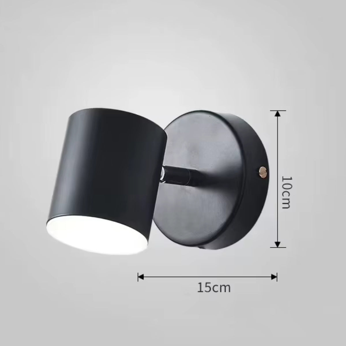 Applique Murale Nordique Astrid — Laiton & Aluminium Cylindrique