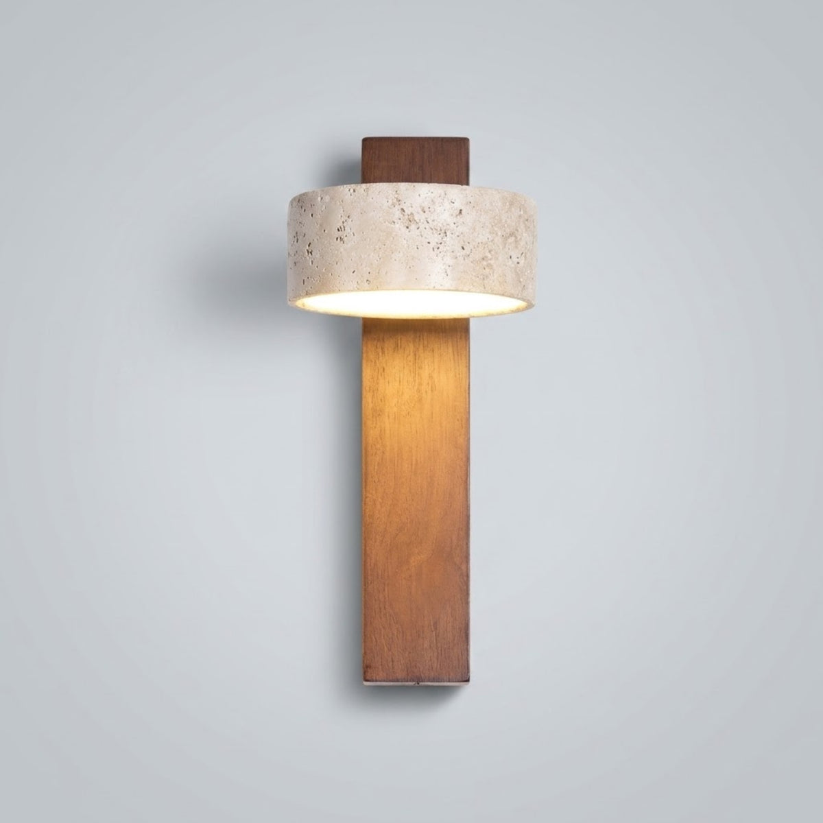 Applique Murale chambre Sola — Pierre Minerale & Bois massif
