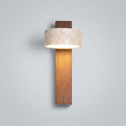 Applique Murale chambre Sola — Pierre Minerale & Bois massif