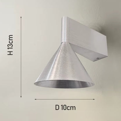 Applique Murale Milano — Aluminium Brossé & Design Minimaliste