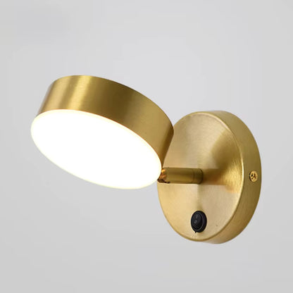 Applique Murale Nordique Astrid — Laiton & Aluminium Cylindrique