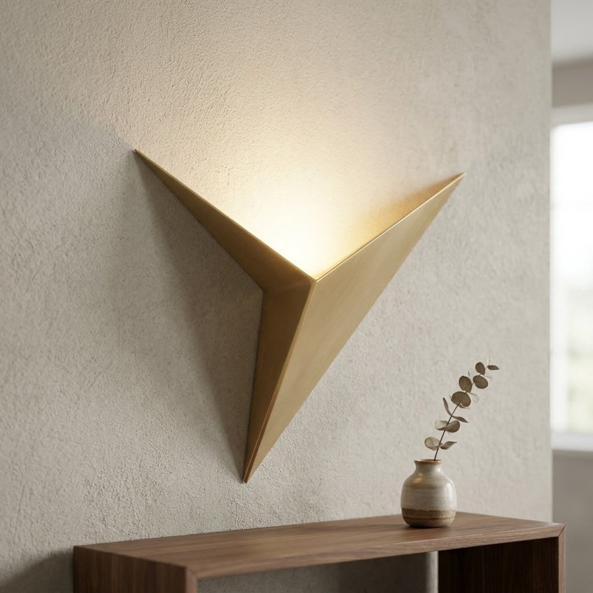 Applique Murale Minimaliste Prisme - Design Aluminium et Géométrique