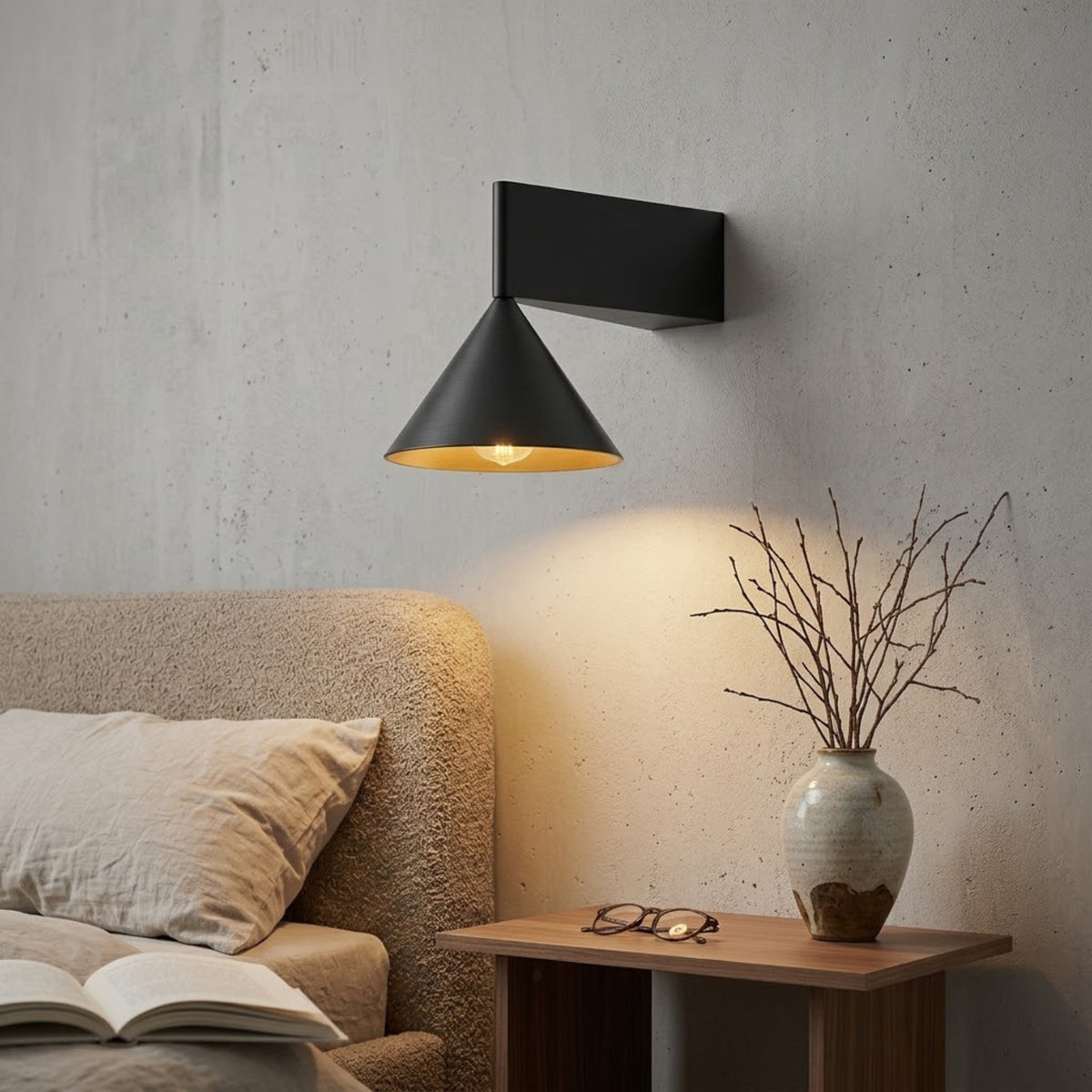 Applique Murale Milano — Aluminium Brossé & Design Minimaliste