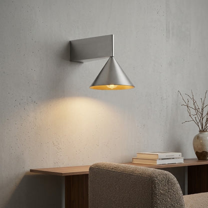 Applique Murale Milano — Aluminium Brossé & Design Minimaliste
