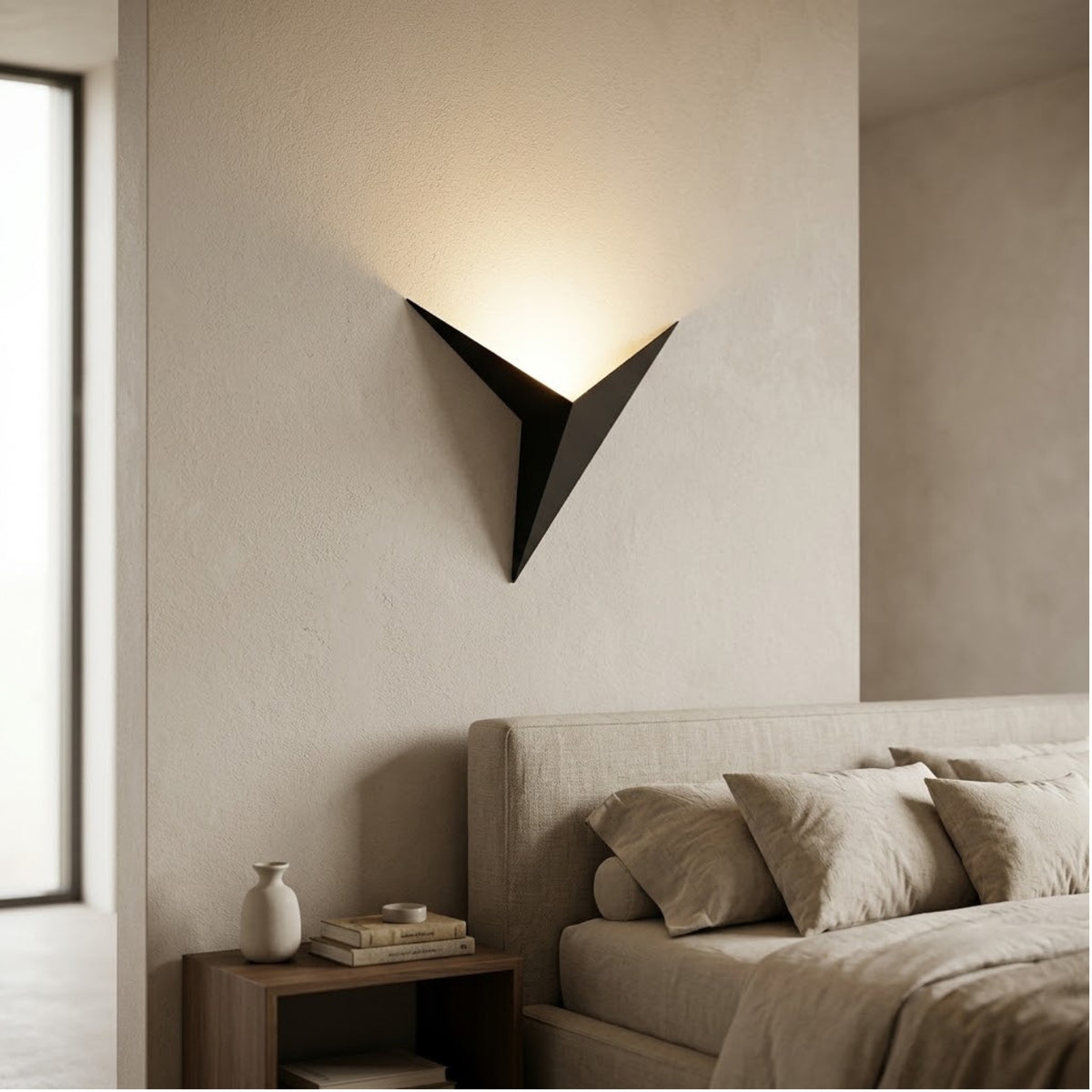 Applique Murale Minimaliste Prisme - Design Aluminium et Géométrique
