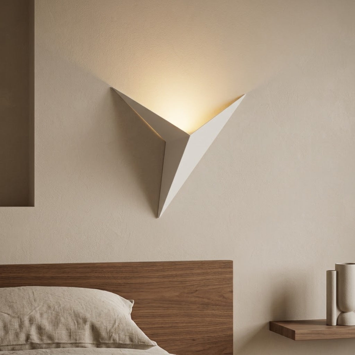 Applique Murale Minimaliste Prisme - Design Aluminium et Géométrique