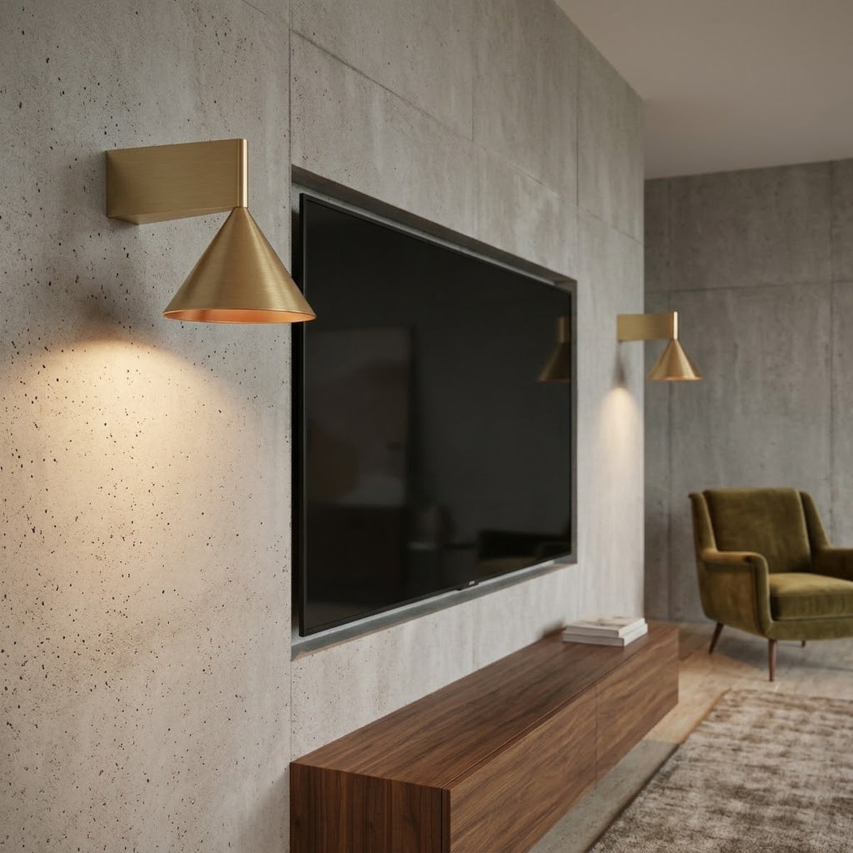 Applique Murale Milano — Aluminium Brossé & Design Minimaliste