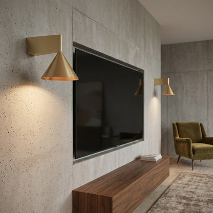 Applique Murale Milano — Aluminium Brossé & Design Minimaliste