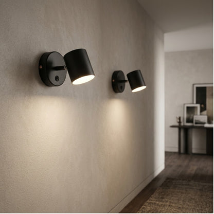Applique Murale Nordique Astrid — Laiton & Aluminium Cylindrique