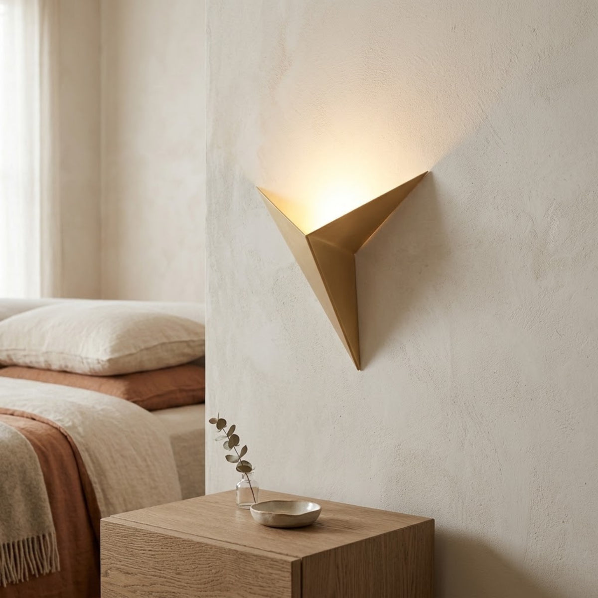 Applique Murale Minimaliste Prisme - Design Aluminium et Géométrique