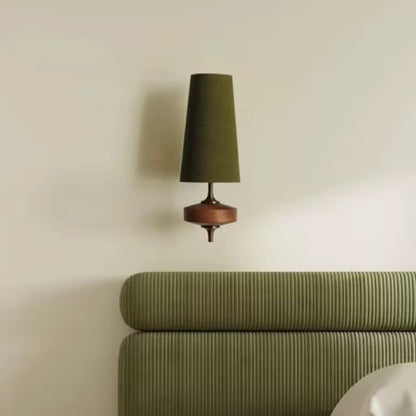 Applique Murale Séléné - Bois Massif & Tissu Chaleureux