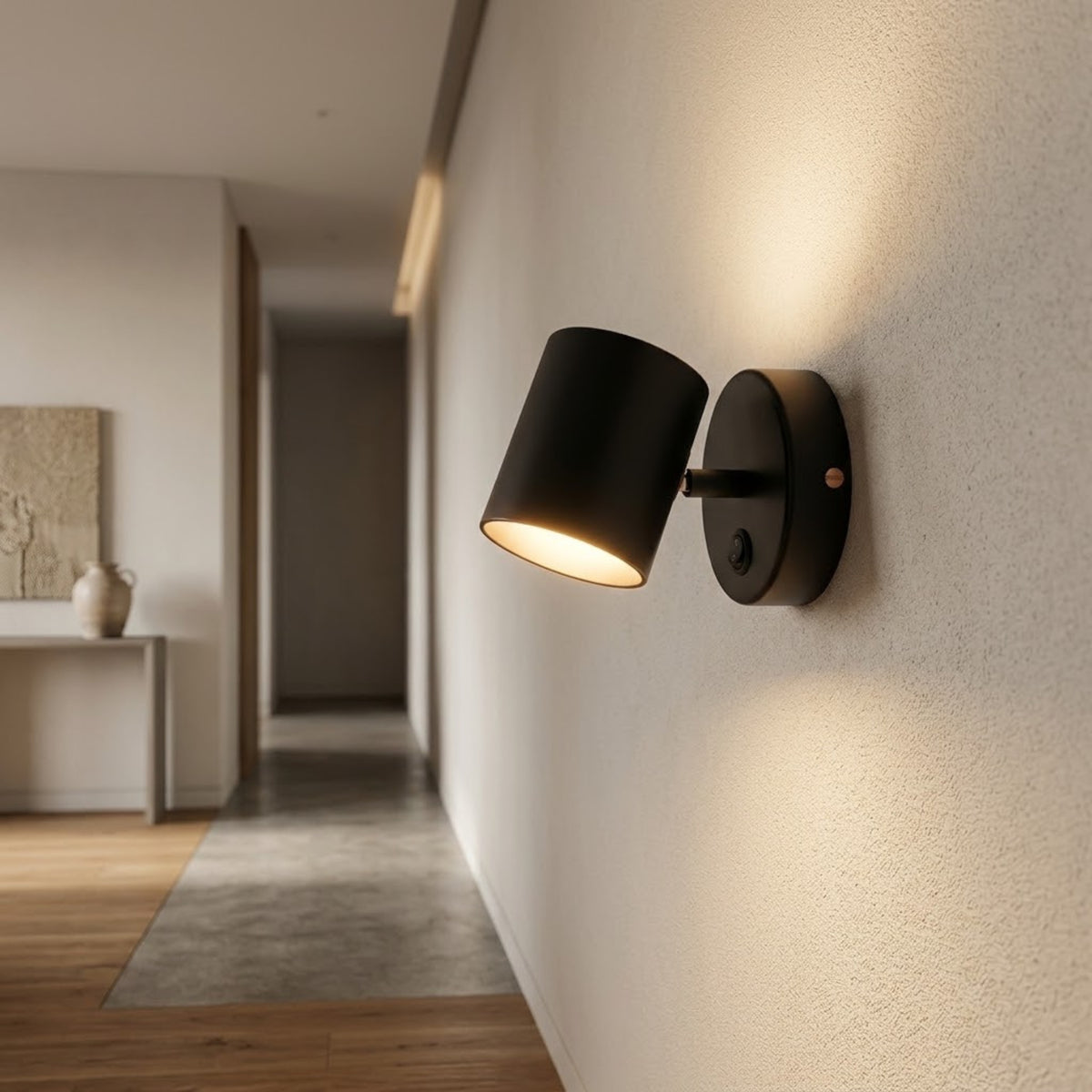 Applique Murale Nordique Astrid — Laiton & Aluminium Cylindrique