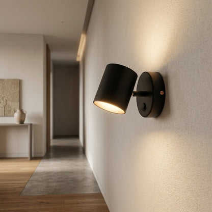 Applique Murale Nordique Astrid — Laiton & Aluminium Cylindrique